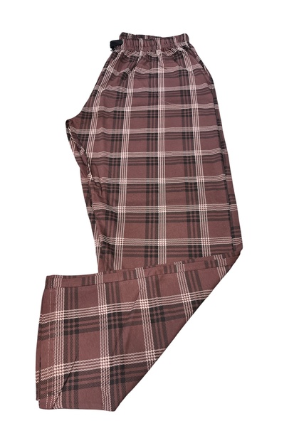 Printed Combed Cotton Single Pajama Bottoms