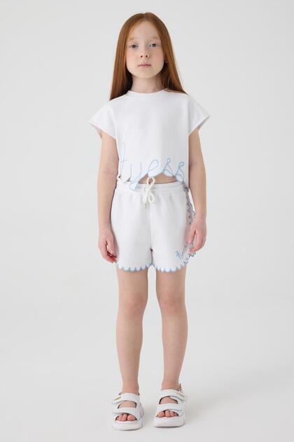 BG Store Pantaloni scurți albi pentru fete