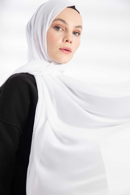 شال شيفون كريب 180×70