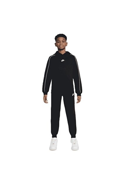 Trening K NSW CLUB FLC HDY TRACKSUIT negru