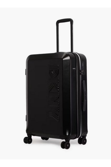 Logo Embossed Hardcase Luggage Trolley with Retractable Handle - 24 inches Check-In Bag