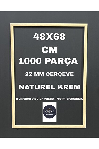 cercevehome PUZZLE ÇERÇEVESİ 1000 PARÇA (48×68) ÖLÇÜSÜNDE 27MM