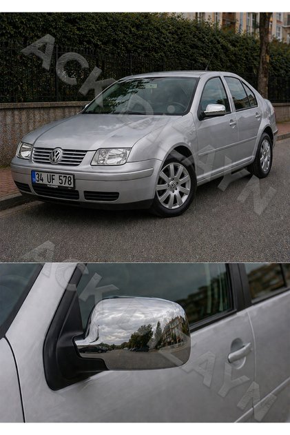VOLKSWAGEN BORA ARACINIZA ÖZEL ÜRETİM KROM AYNA KAPAĞI A+ ABS