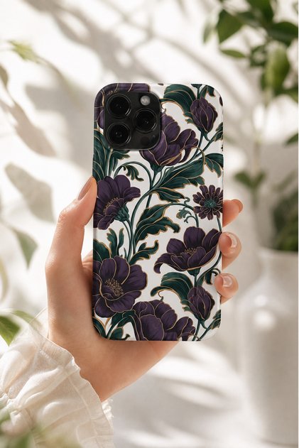 iPhone 15 Pro Max Compatible Launch Silicone Flower Pattern Shock Absorbing Case White