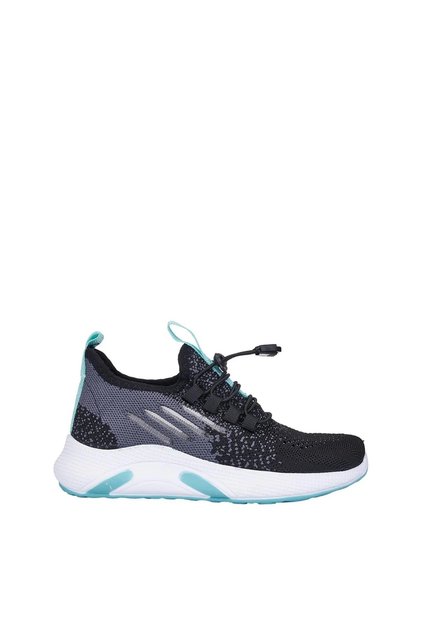 128 Orthopedic Unisex Children's Black/Green Elastic Knitwear Comfortable Sneaker