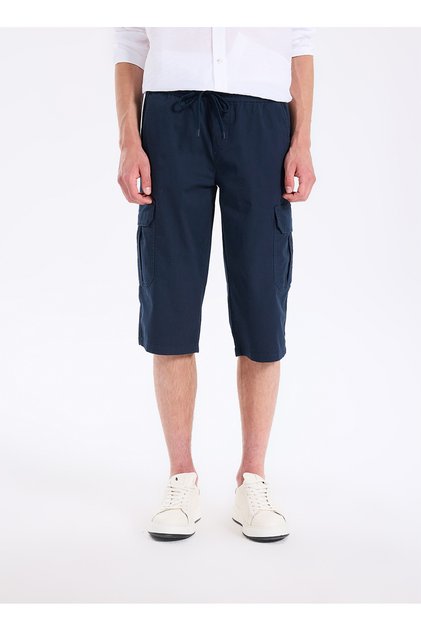 Navy Blue Men's Comfortable Shorts 262 Lcm 221015 Joan Navy Blue