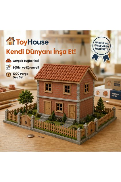 Minyatür Dublex Villa 2000 Parça ToyHouse(X Large)