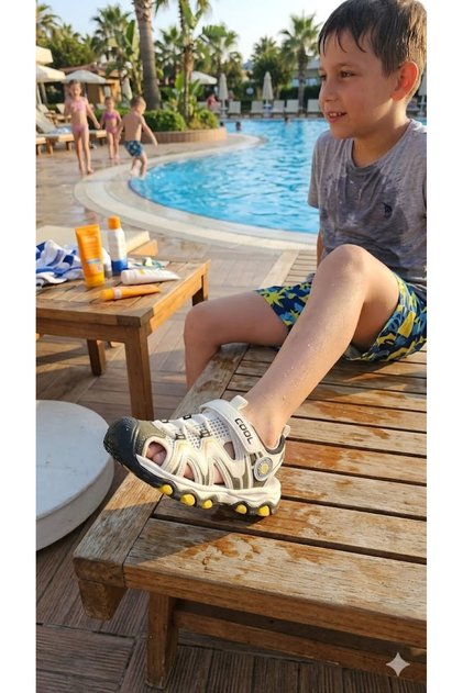 Suv Kids Closed Sandals Khaki