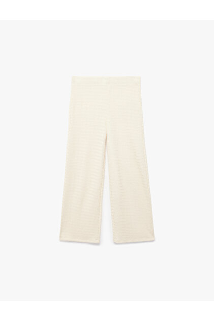 Wide Leg Basic Trousers