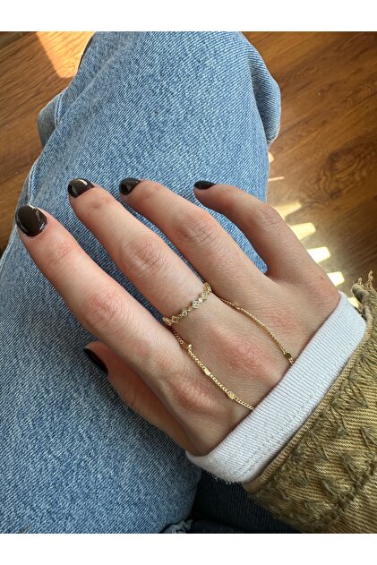 Gold Mini Baklava Ring