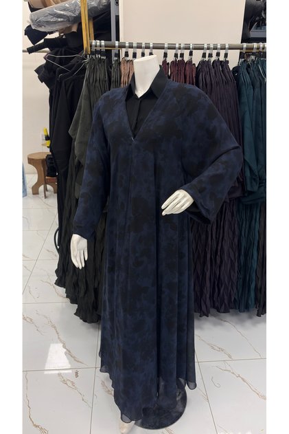 Abaya Chiffon with Tassels