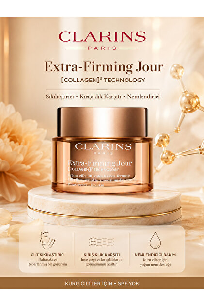 Clarins Extra-firming Jour Collagen Technology Kuru Ciltler Krem