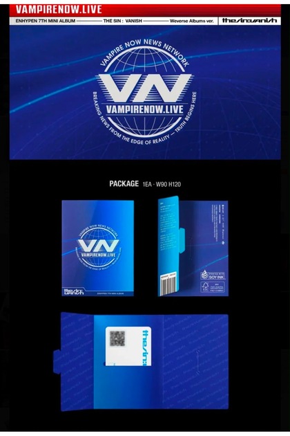 ENHYPEN THE SIN:VANISH weverse ラキドロ　7枚 Genel Markalar ENHYPEN - THE SIN VANISH (WEVERSE ALBUM VERSION