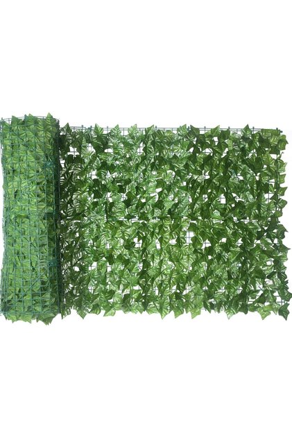 Panou Gard Artificial cu Frunze Ivy 3m x 1m, Paravan Verde, Balcon, Terasa, Gradina