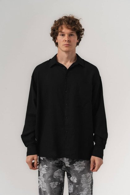 Loompock Premium Cotton Fabric Long Sleeve Oversize Shirt