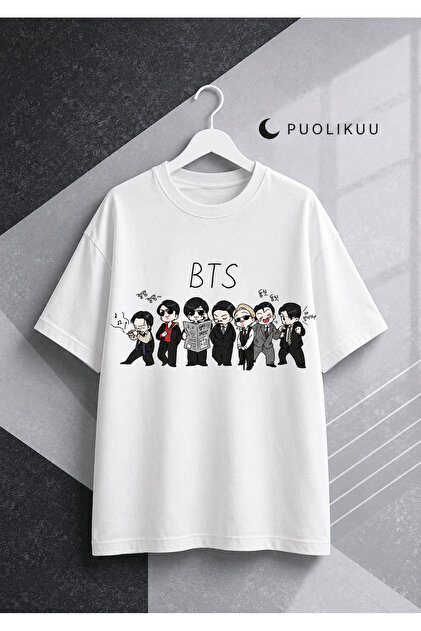 puolikuu Arirang World Tour BTS Baskılı Oversize Tshirt - Fiyatı