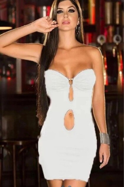 Mini Strapless Dress