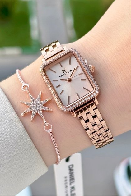 Rose Renk Hediye Paketli 21 Mm Kadın Kol Saati