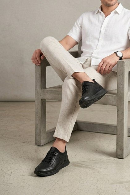 5985 Genuine Leather Anatomical Sole Casual Men's Shoes