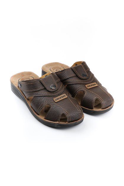 09878 Comfortable 4 Point Sole Closed Men's Slippers Sandals