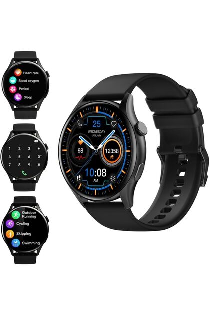 Smart Watch For Men Women Dail/Answer Call, Z40 Waterproof 5ATM Fitness Tracker Watches, Heart Rate, Calories, BP, Sleep Moniter, Sport 120+ Modes, Amoled Display 1.43, Smartwatch For Andriod Iphone,