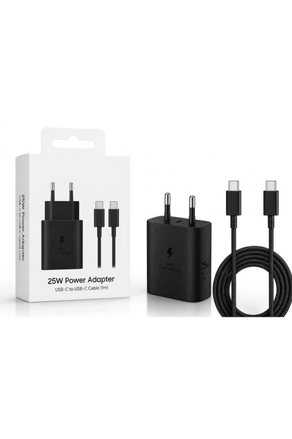Samsung Uyumlu 25W Sarj Adaptör Kablo Set