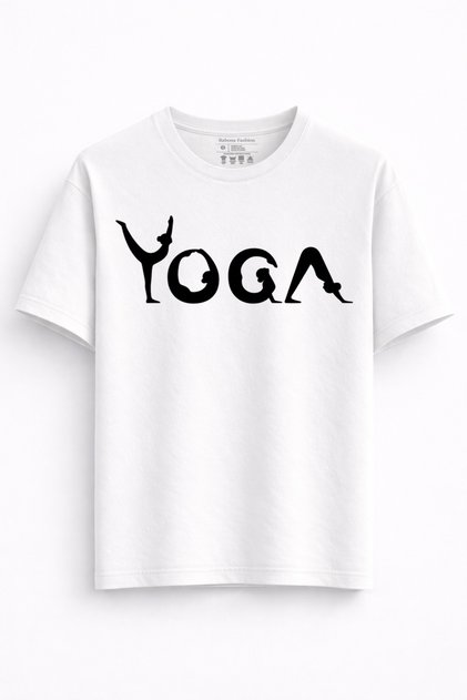 Yoga Pose Typography T-Shirt