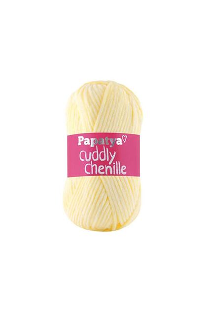 Papatya Cuddly Chenille Velvet 7020 Light Yellow