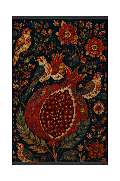 Sdt Mixed Patterned Modern Woven Base Decorative Carpet Sdtamor4014