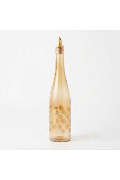 Tinted Orange Glass Oil Dispenser - 750 ml