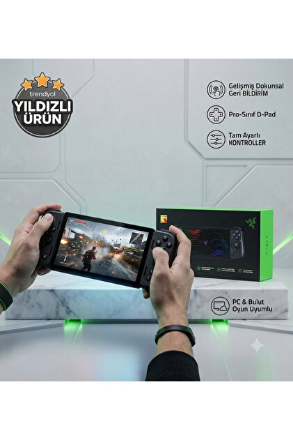 Razer Edge Oyun Konsolu (Gaming Handheld with Android) • Snapdragon G3X Gen 1 Gaming Platform
