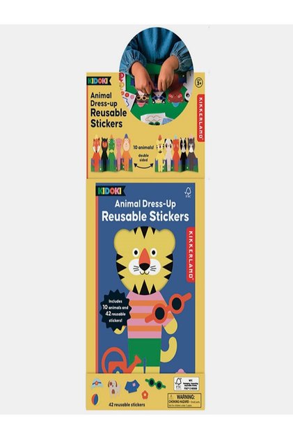 Animal Dress up Game with Stickers