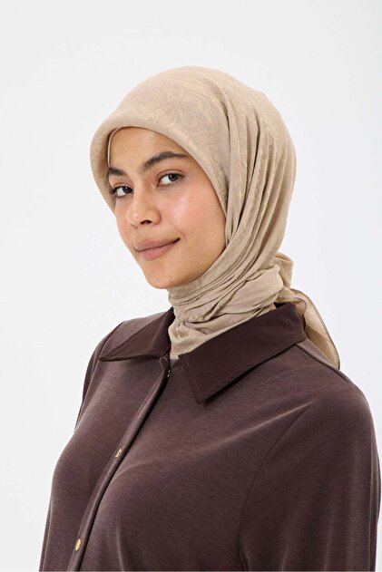 İzler Scarf Milky Brown