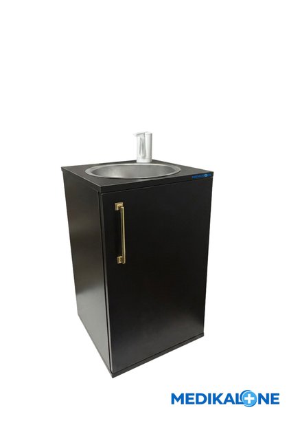 Seyyar Lavabo ( Mobil ) Siyah Yeni Yönetmeliğe Uygun Model