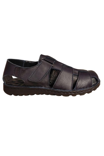 231201 Men's Genuine Leather Closed Toe Anatomical and Comfort Sole Daily Sandals