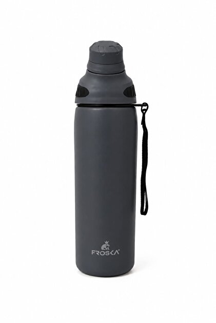 FROSKA STRONG SPORTİF TERMOS MATARA, 600 ML TERMOS ŞİŞE (TP-736)L
