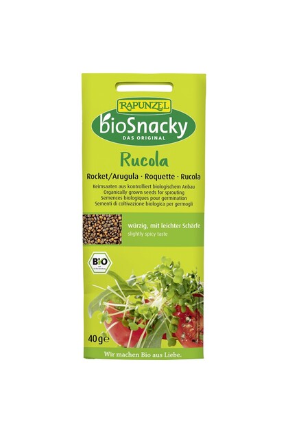 Semințe organice de arugula pentru germinare, 40g
