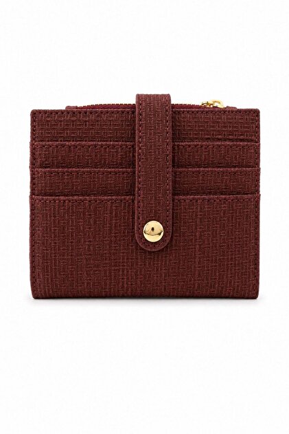 Women's Wallet with Snap Closure and Card Holder Compartment
