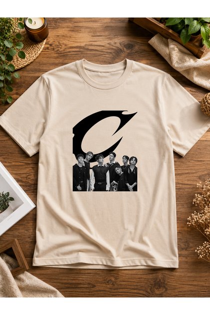 Unisex Regular Fit Crush Special Design Printed Cotton Combed T-Shirt Tshirt Tshirt