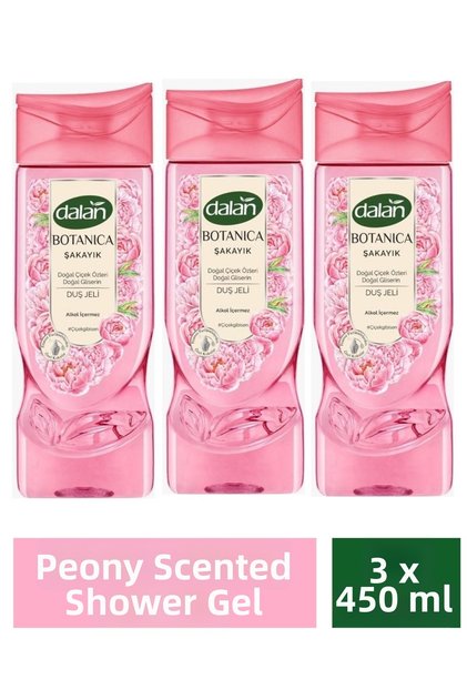 Shower Gel Botanica Peony 450 ml X 3 Pcs