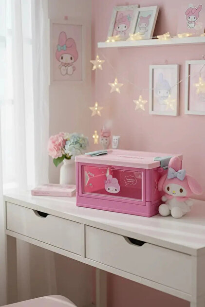 SANRIO Lisanslı My Melody Mini Bavul Saklama Kutusu – Dekoratif