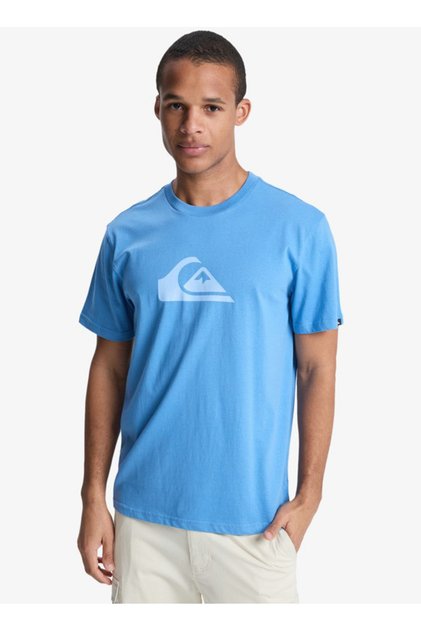 EV COMP LOGO Turkuaz Bisiklet Normal Düz Erkek T-Shirt
