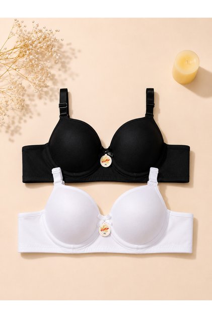 Padded Wire Bra Set of 2