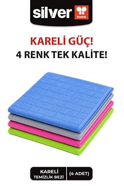 SİLVER HOME Mikrofiber 2li Süper Emici 50x70cm Araç Kurulama Bezi