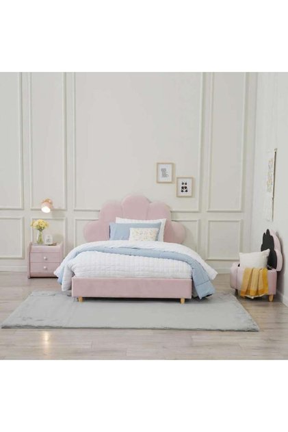 Floral Princess Kids Single Bed 120x200 Cm