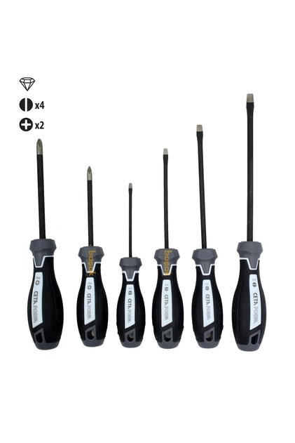 6 Parça Elmas Kayma Önleyici Tornavida Takımı F99D-601