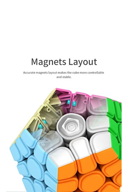 TOYFEST Moyu Megaminx Magnetic Cube - Mıknatıslı Stickersız Akıl