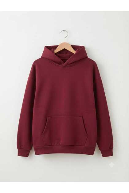 Women's and Men's 2-Thread Woven Fabric Oversize Sweatshirt