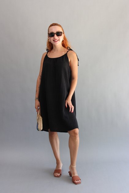Muslin Dress with Straps