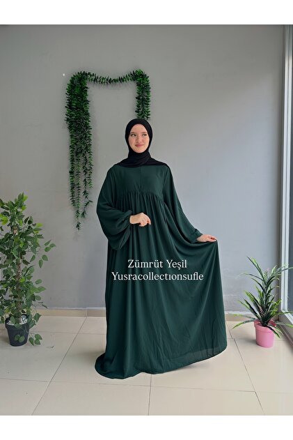 Ferace Hijab Violet Dress